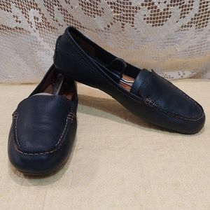 Born Black Leather Loafers